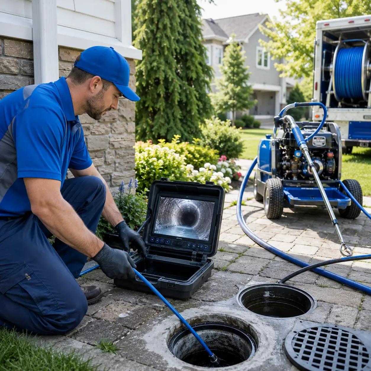 Outdoor drain cleaning professionals serving Cassville, PA